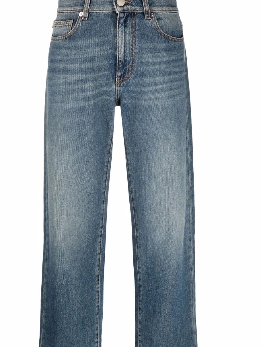 Affordable jeans straight-leg Love mid-rise Moschino Women 0407